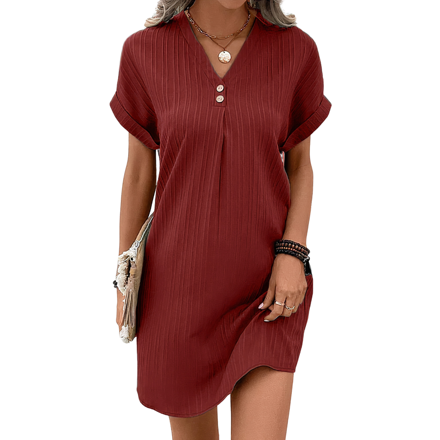 V-neck Summer Dress for Women