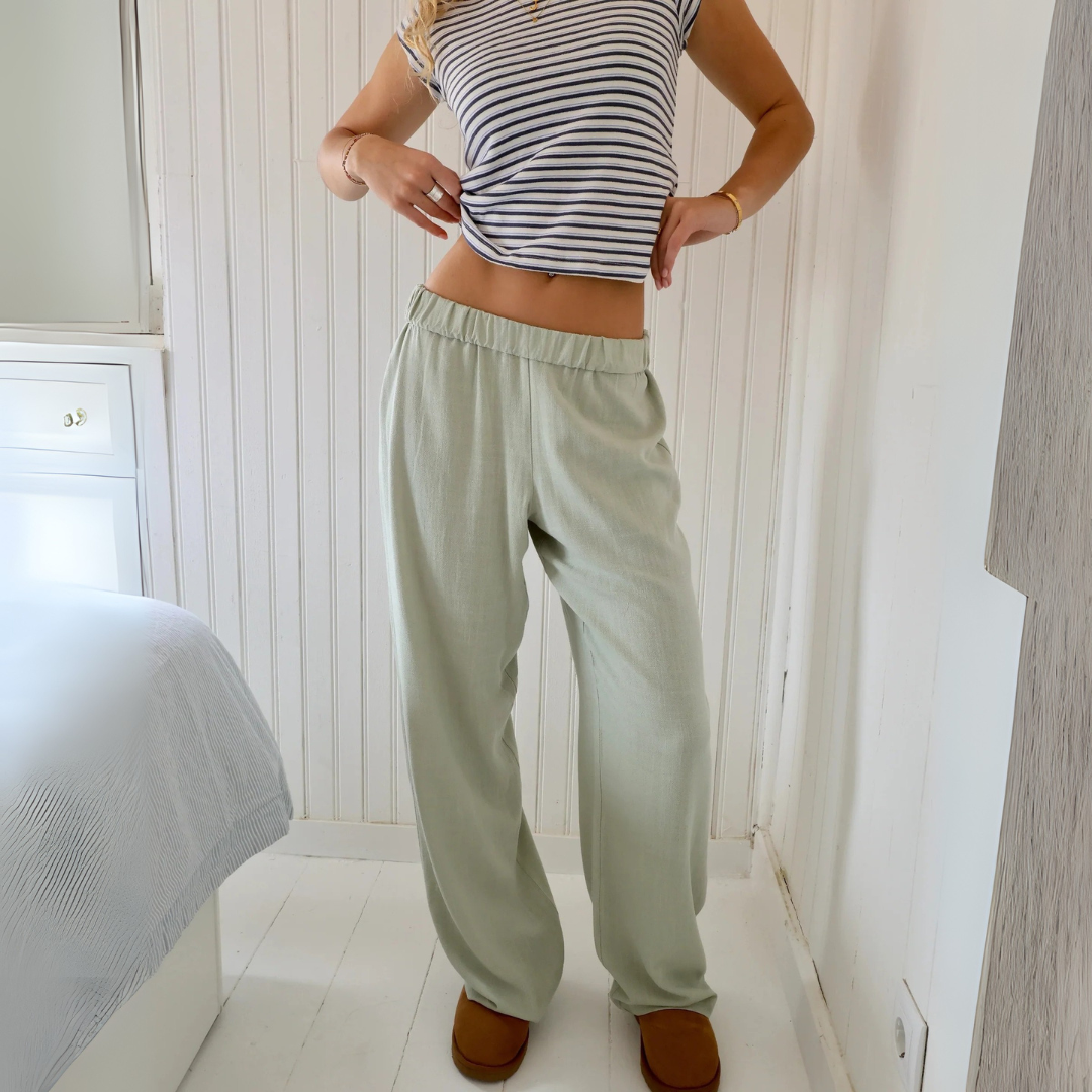 Women's Trendy Straight Leg Loosed Fit Summer Pants