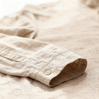 Van Hallen | Men's Linen Longsleeve Polo