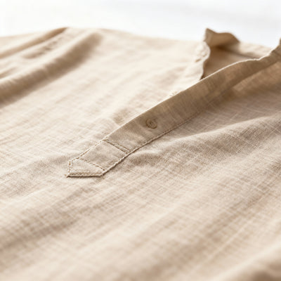 Van Hallen | Men's Linen Longsleeve Polo