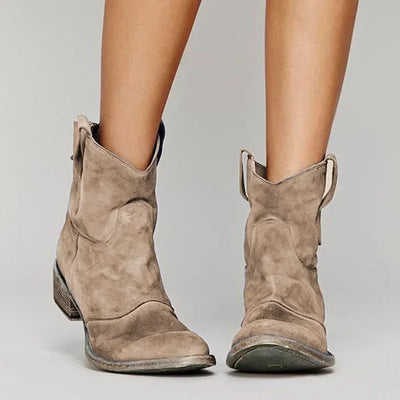 Women's Classic Suede Cowgirl Boots