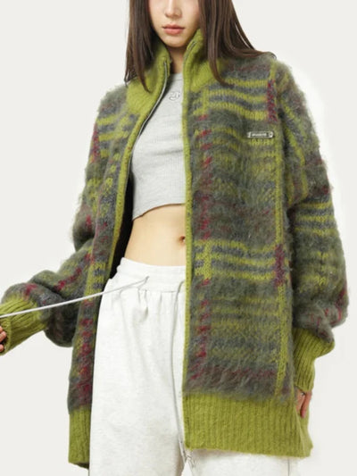 Vintage Stlye Oversized High Collar Winter Jacket for Women