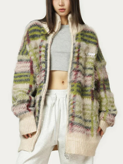 Vintage Stlye Oversized High Collar Winter Jacket for Women