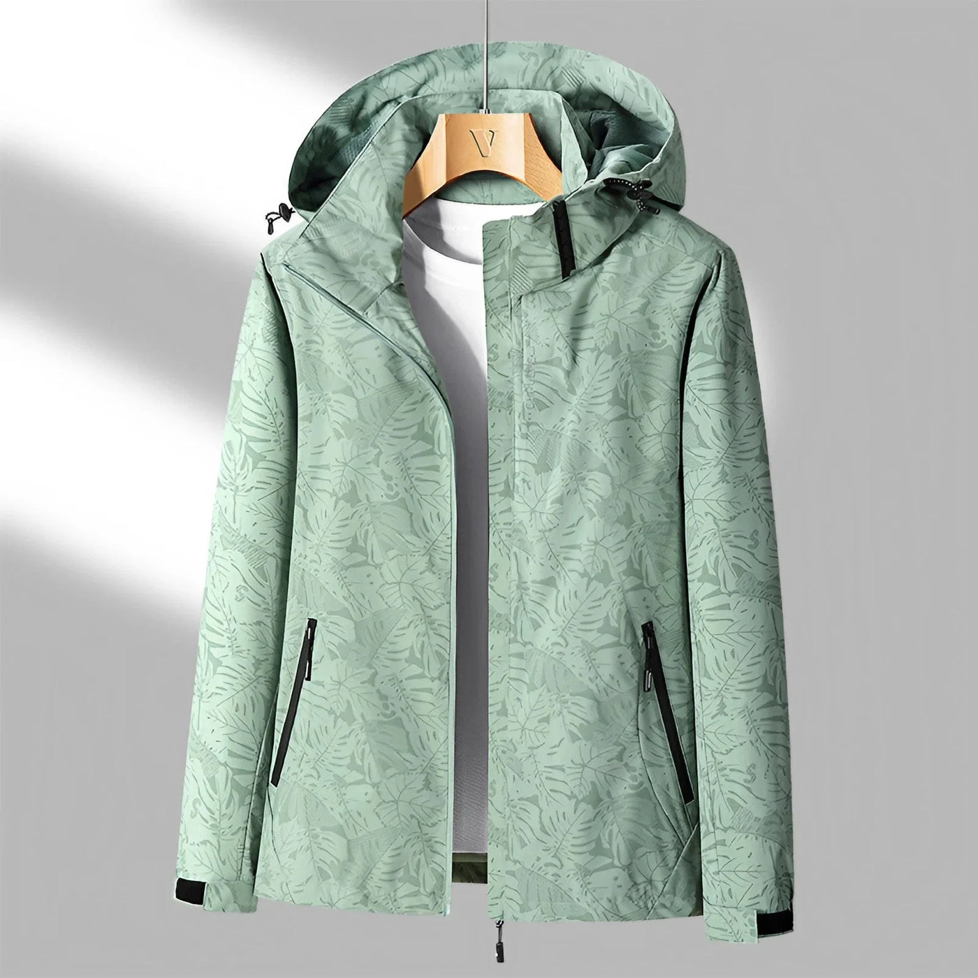 Women's Printed Outdoor Jacket with Hood