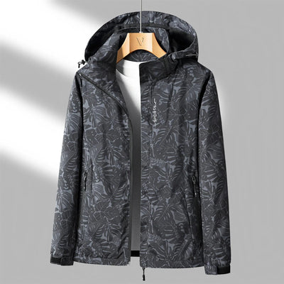 Women's Printed Outdoor Jacket with Hood
