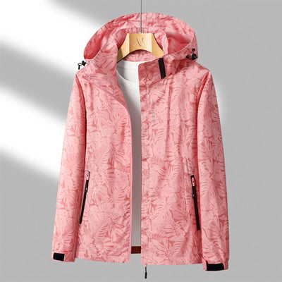 Women's Printed Outdoor Jacket with Hood