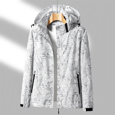 Women's Printed Outdoor Jacket with Hood