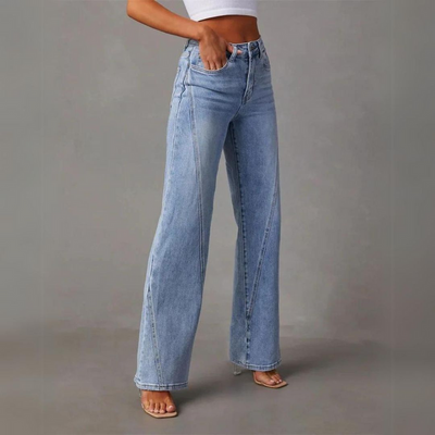 Women's Retro High-waisted Denim Jeans