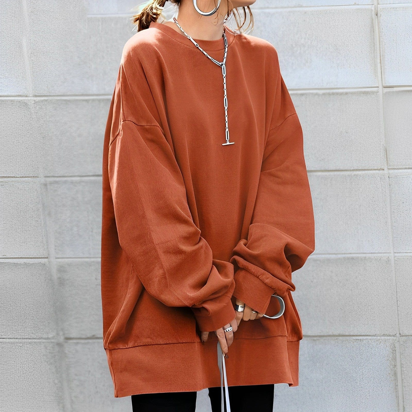 Women's Retro Oversized Sweater
