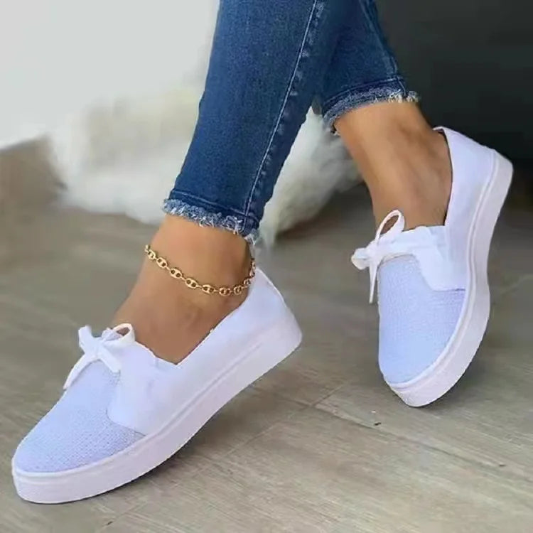 Women’s Elegant Shoes – Chic Bow Design & Everyday Comfort Fit