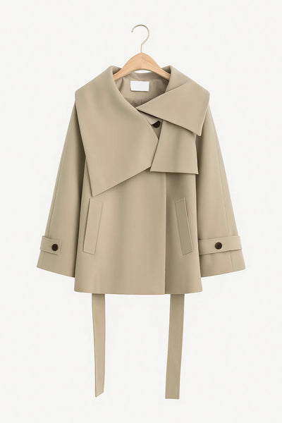 Women's Classic Oversized Belted Trench Coat