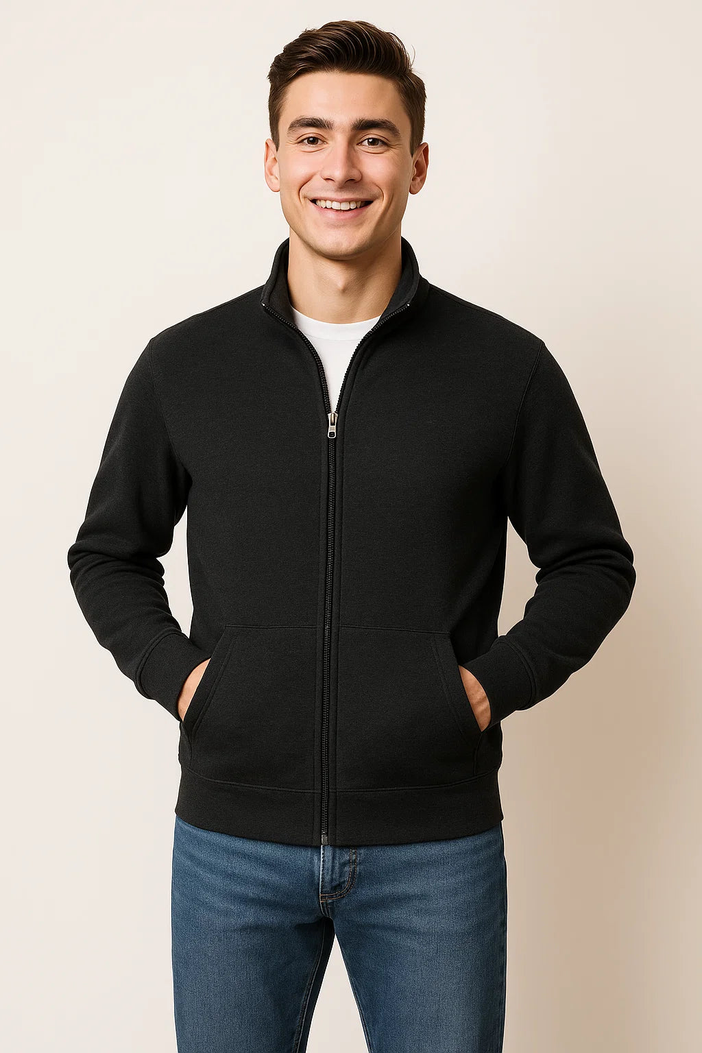 Men's Classic Full Zip Sweater