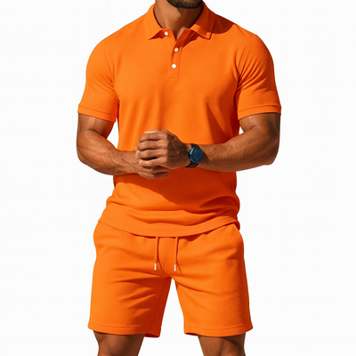Men's Casual Summer Short and Shirt Set