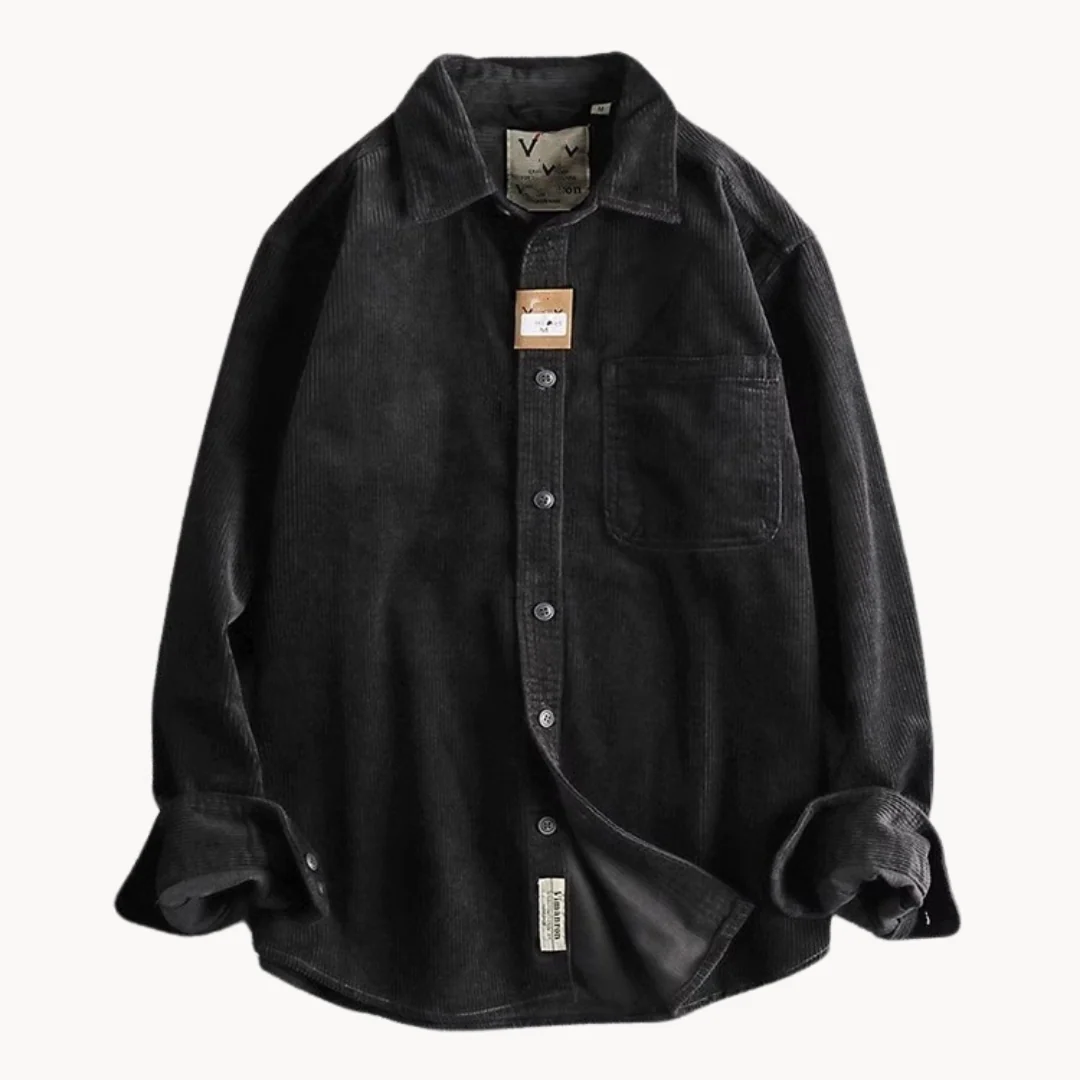 Men's Vintage-Inspired Button Shirt