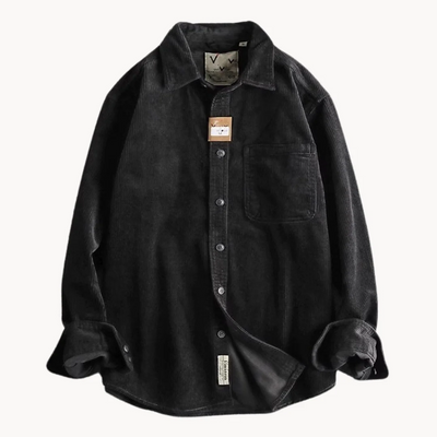Men's Vintage-Inspired Button Shirt
