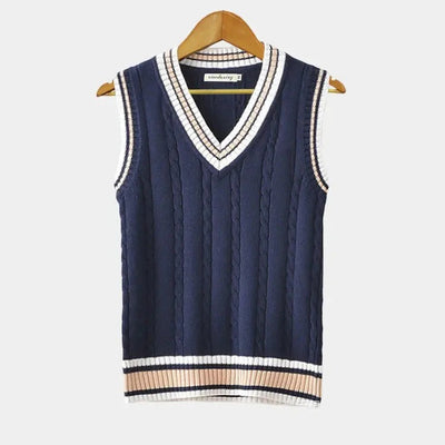 Men's Classic V-neck Knit Vest
