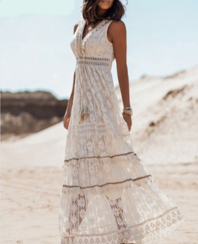 Bohemian Maxi Dress for Ladies