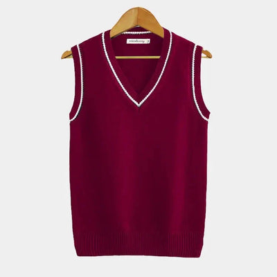 Men's Classic V-neck Knit Vest
