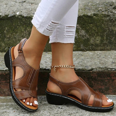 Women’s Casual Wedge Sandals – Open-Toe Design with Supportive Lift and Everyday Style