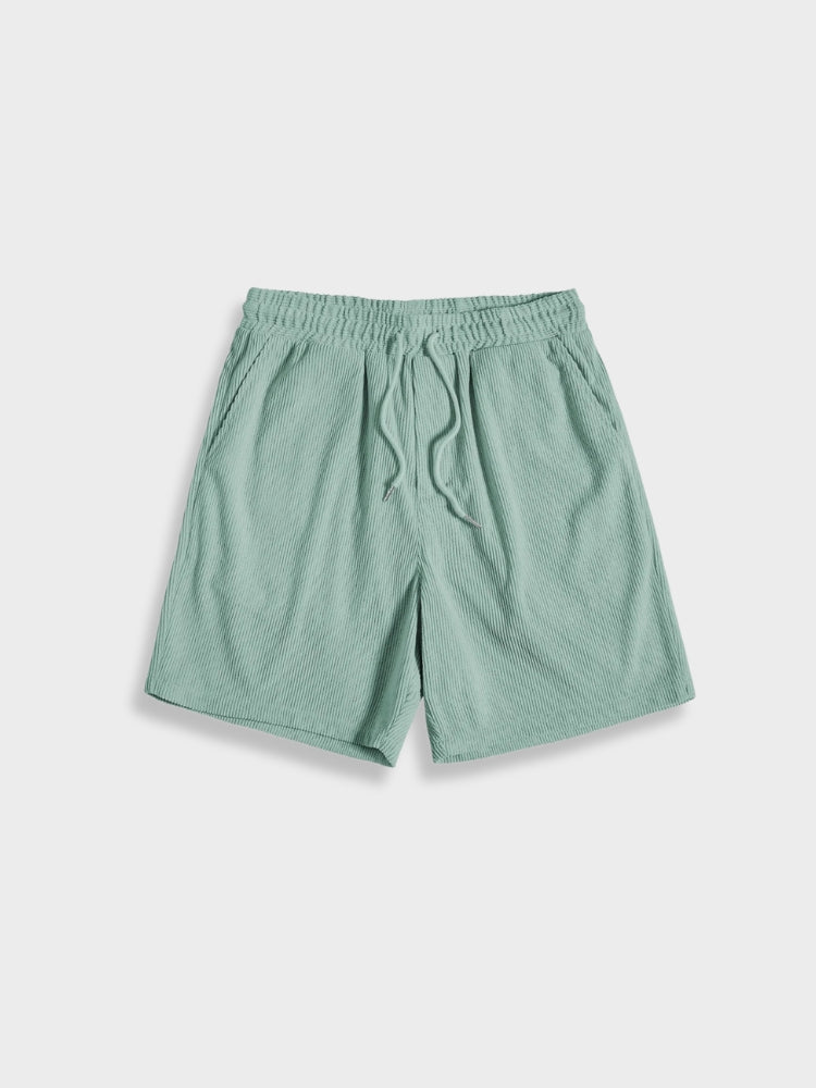 Button Up Corduroy Summer Set for Men