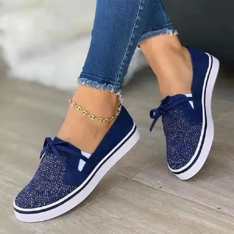 Women’s Elegant Shoes – Chic Bow Design & Everyday Comfort Fit