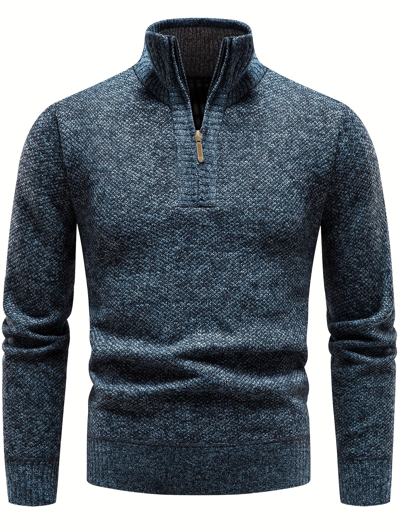 Casual Half Zip Men's Sweater