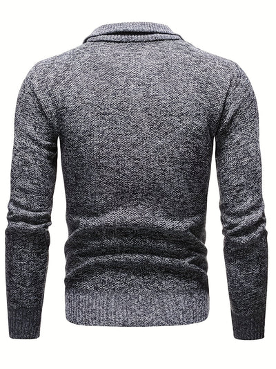 Casual Half Zip Men's Sweater