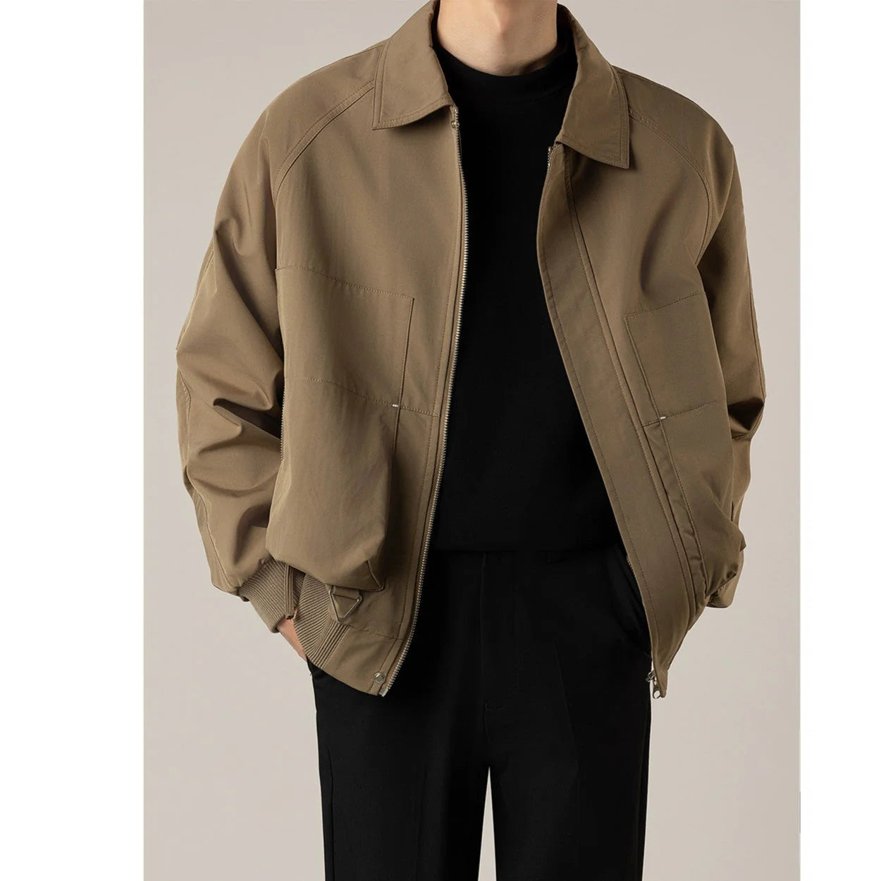 Men's Trendy Utility Bomber Jacket