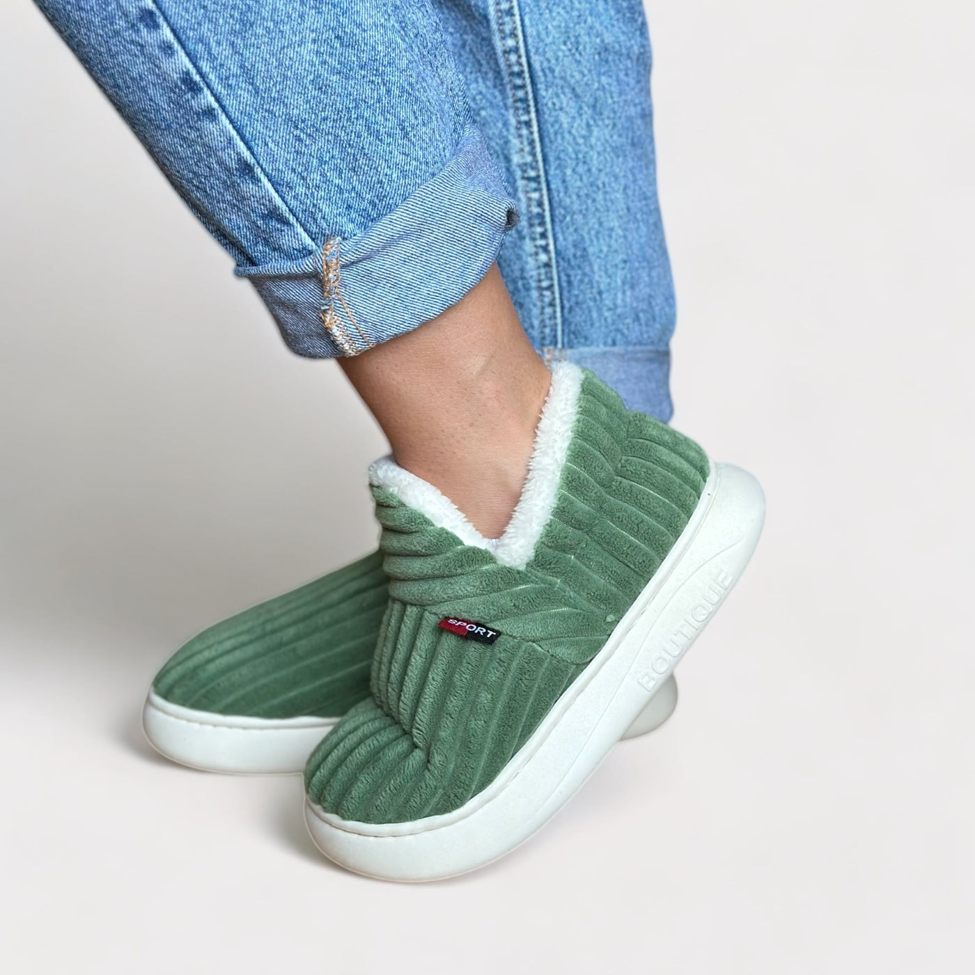 Cozy Warm Winter Sliders for Women