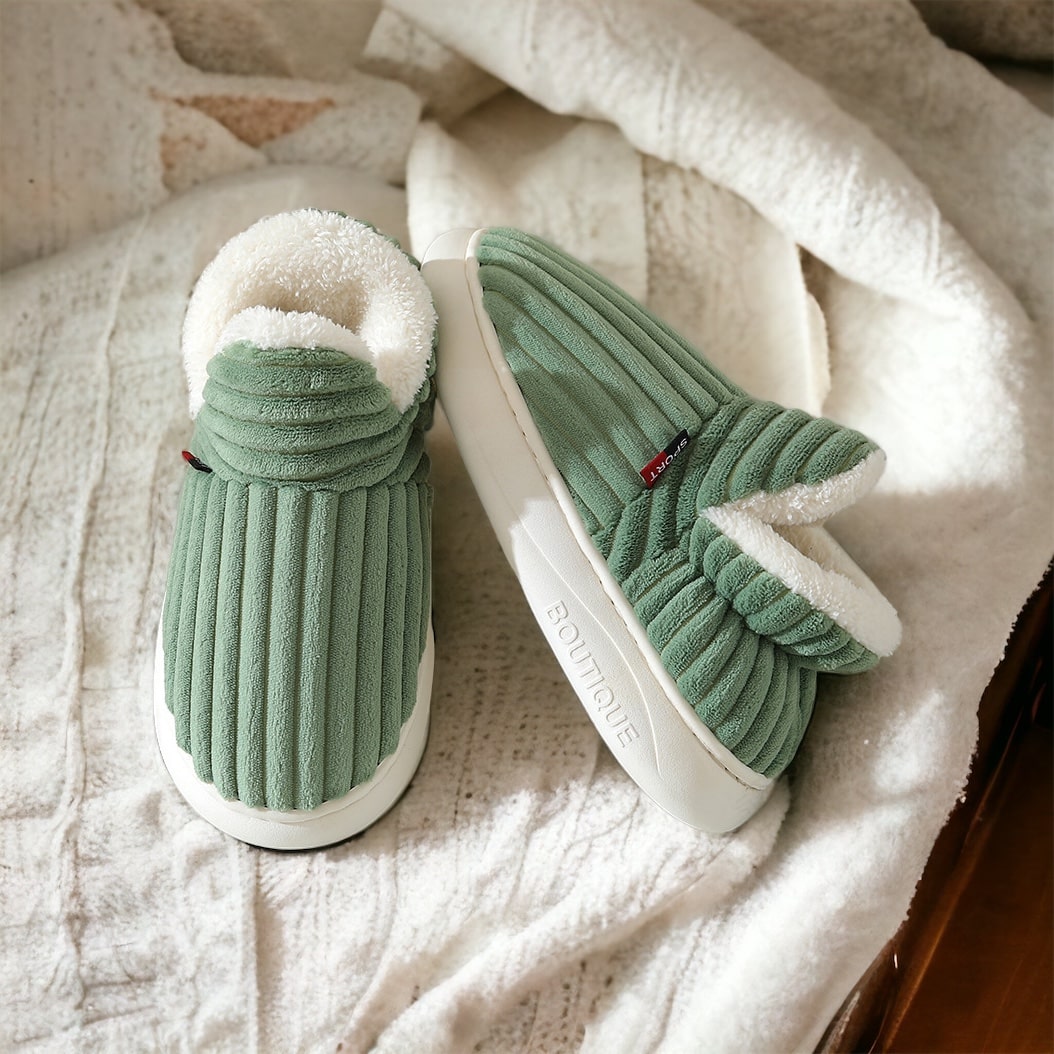 Cozy Warm Winter Sliders for Women