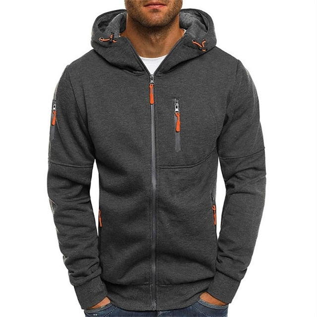 Soft Men's Hoodie with Zipper