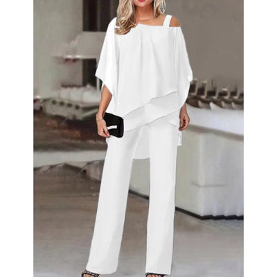 Women's Casual Off-Shoulder Set