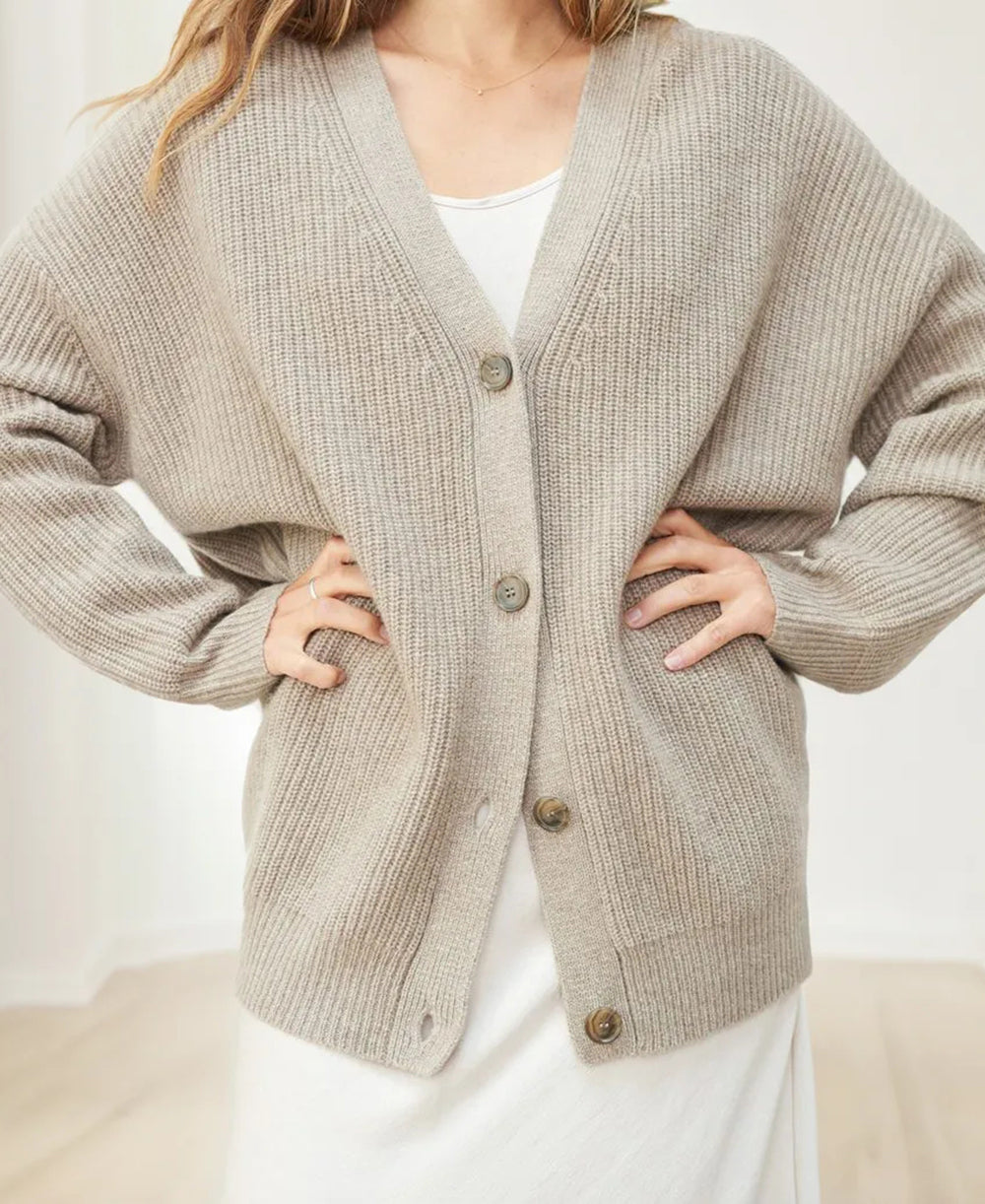 Elegant Cocoon Cardigan for Ladies