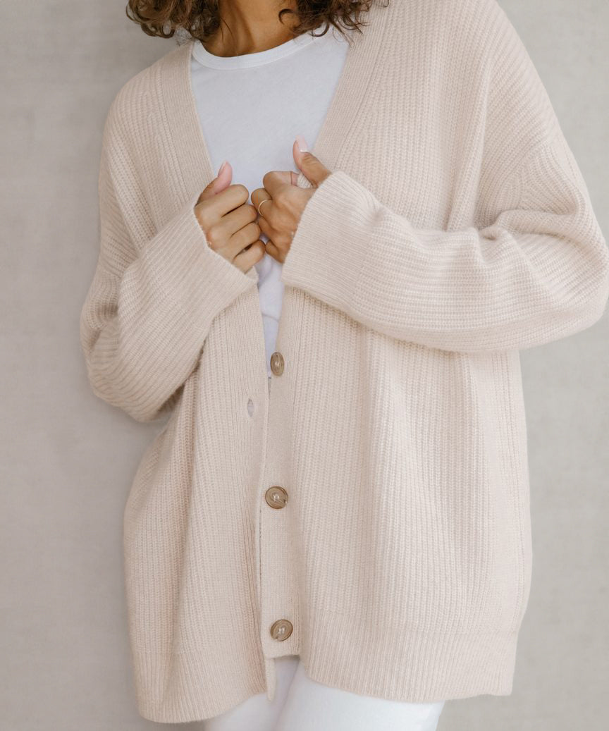 Elegant Cocoon Cardigan for Ladies