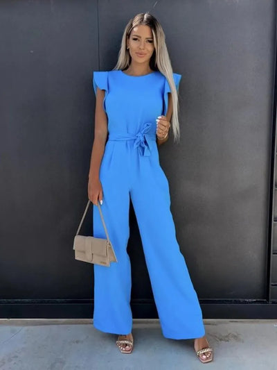 Elegant Jumpsuit with Belt for Women