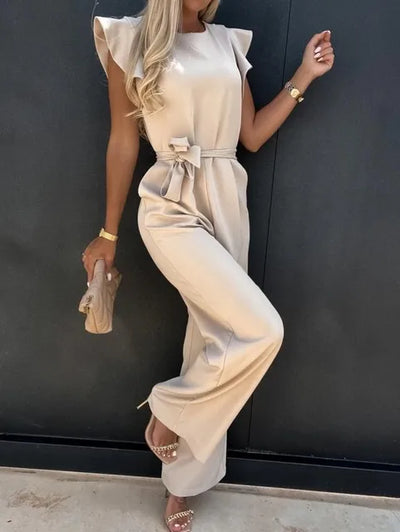 Elegant Jumpsuit with Belt for Women