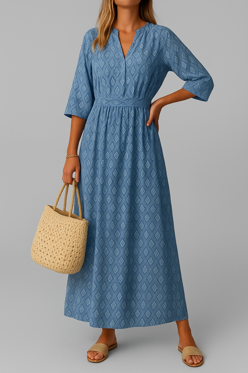 Women's Casual Boho-Inspired Dress