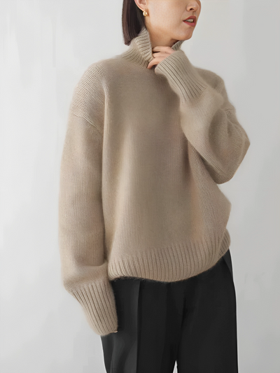 Elegant Turtleneck Sweater for Ladies