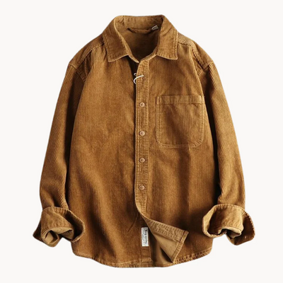 Men's Vintage-Inspired Button Shirt