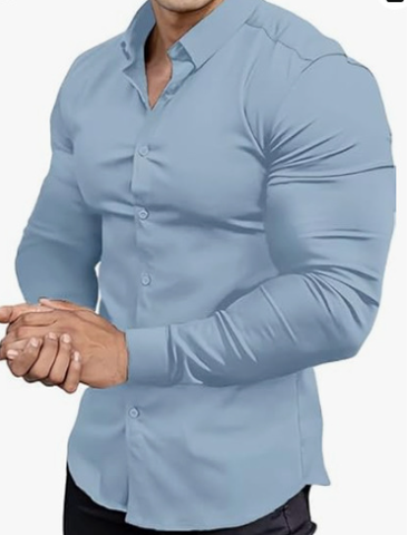 Trendy Body Fit Long Sleeve Shirt for Men