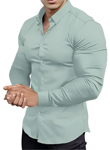Trendy Body Fit Long Sleeve Shirt for Men