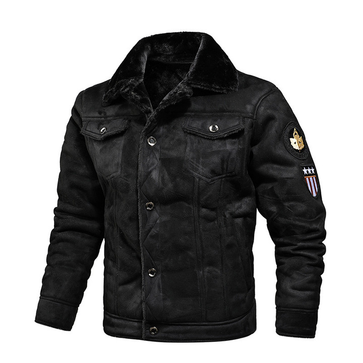 Men’s Sherpa Collar Winter Jacket