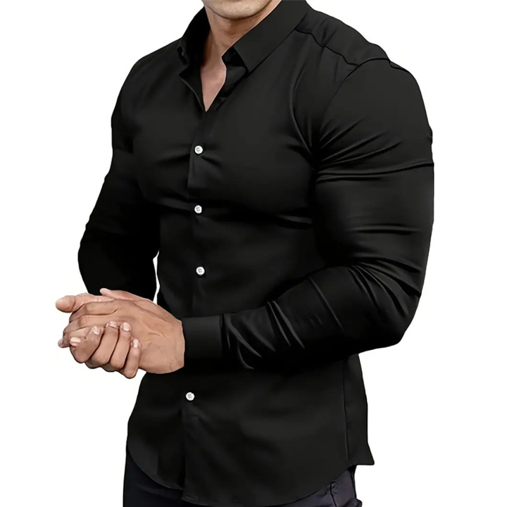 Trendy Body Fit Long Sleeve Shirt for Men
