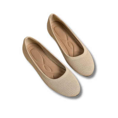 Women’s Classic Black Knit Ballerina Flats