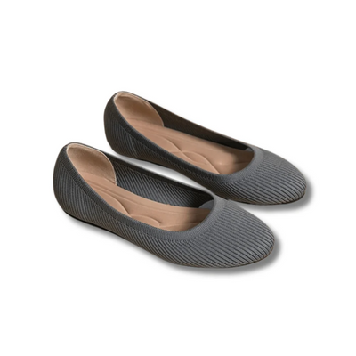 Women’s Classic Black Knit Ballerina Flats