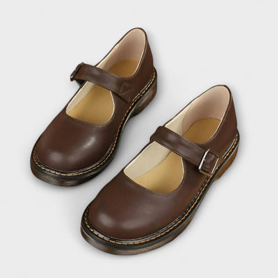 Men's Vintage Round Toe Flats