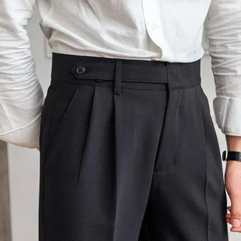 Men's Modern Style Straight cut Trousers