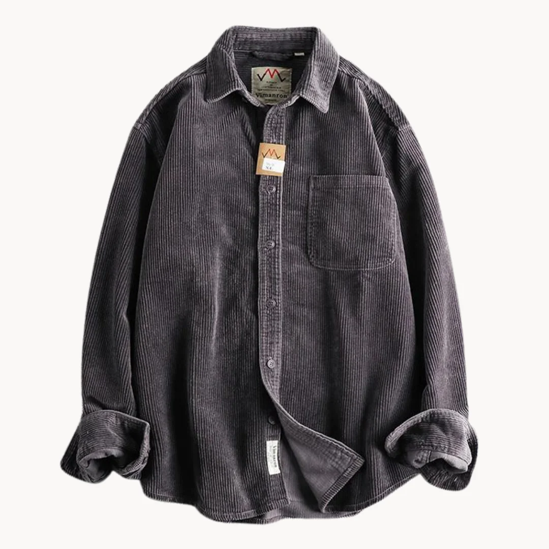 Men's Vintage-Inspired Button Shirt