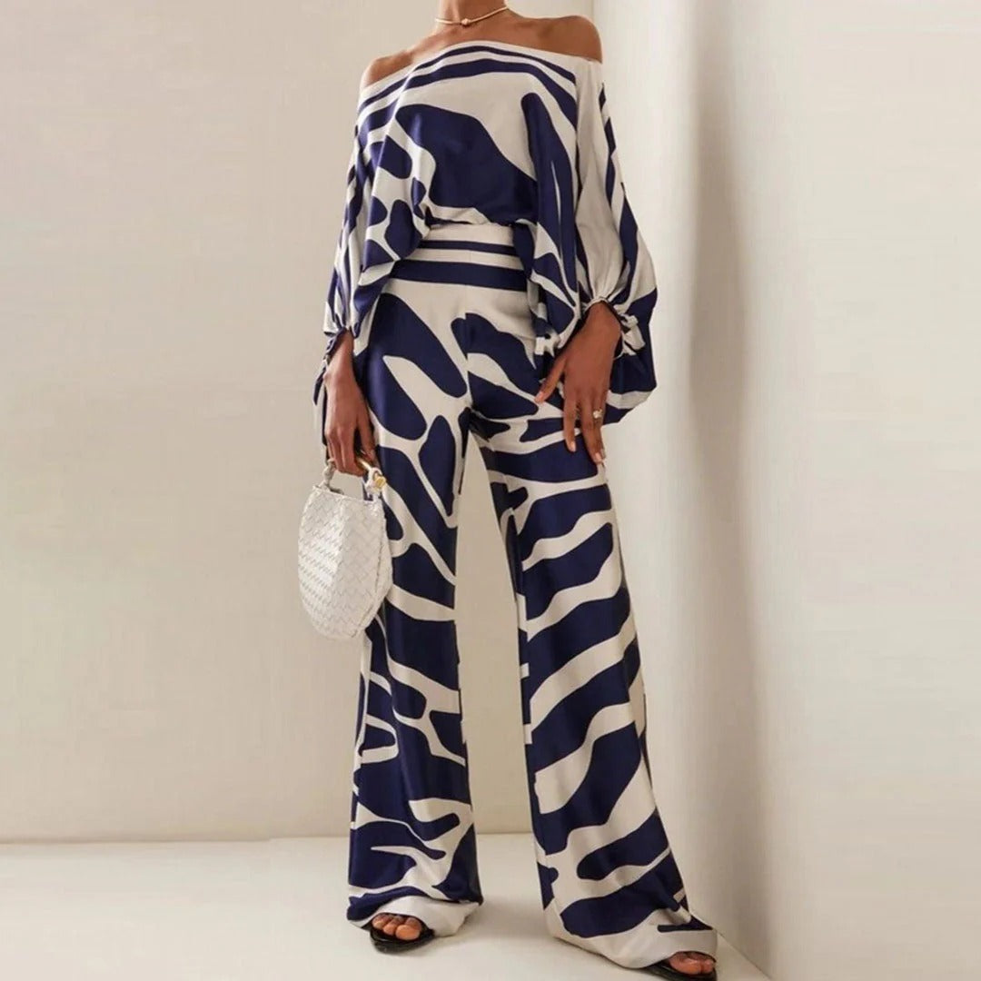 Women's Vintage Two-Piece Off-Shoulder