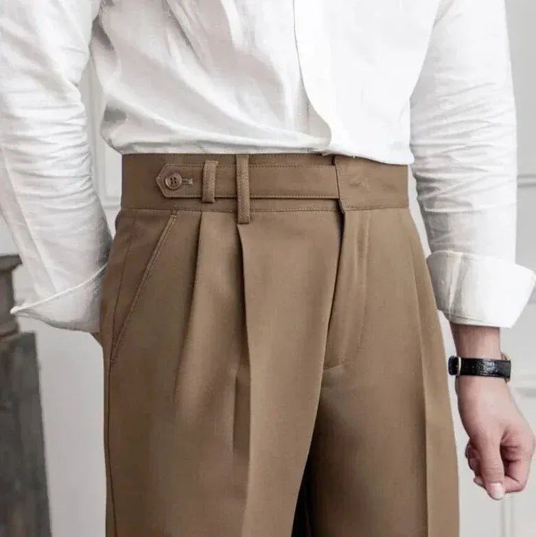 Men's Modern Style Straight cut Trousers